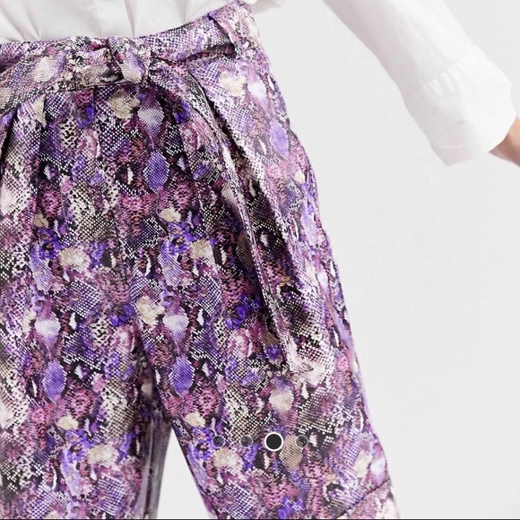 ASOS faux snake skin patent pants - Picture 2 of 9